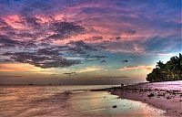 World & Travel: colorful clouds formation