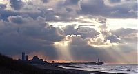 World & Travel: colorful clouds formation