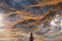 World & Travel: colorful clouds formation