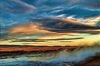 World & Travel: colorful clouds formation