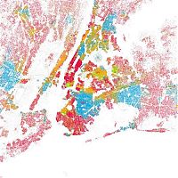 World & Travel: Race and ethnicity of US cities by Eric Fischer