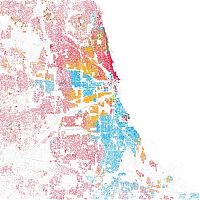 World & Travel: Race and ethnicity of US cities by Eric Fischer