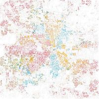 World & Travel: Race and ethnicity of US cities by Eric Fischer