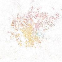 World & Travel: Race and ethnicity of US cities by Eric Fischer