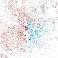 World & Travel: Race and ethnicity of US cities by Eric Fischer