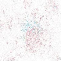 World & Travel: Race and ethnicity of US cities by Eric Fischer