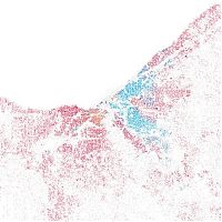 World & Travel: Race and ethnicity of US cities by Eric Fischer