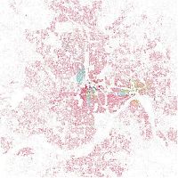 World & Travel: Race and ethnicity of US cities by Eric Fischer