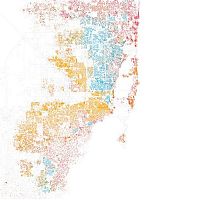 World & Travel: Race and ethnicity of US cities by Eric Fischer