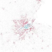 TopRq.com search results: Race and ethnicity of US cities by Eric Fischer