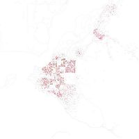 World & Travel: Race and ethnicity of US cities by Eric Fischer