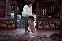 World & Travel: Red sludge alumina factory reservoir pollutes villages, Hungary