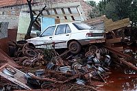 World & Travel: Red sludge alumina factory reservoir pollutes villages, Hungary