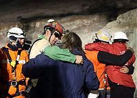 People & Humanity: All 33 miners rescued, 2010 Copiapó mining accident, Chile