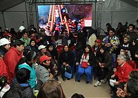 People & Humanity: All 33 miners rescued, 2010 Copiapó mining accident, Chile