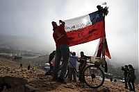 People & Humanity: All 33 miners rescued, 2010 Copiapó mining accident, Chile