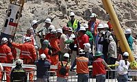 People & Humanity: All 33 miners rescued, 2010 Copiapó mining accident, Chile