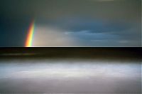 World & Travel: spectrum of rainbow light