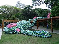 World & Travel: Fat Monkey statue, Sao Paulo, Brazil