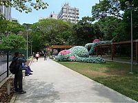 World & Travel: Fat Monkey statue, Sao Paulo, Brazil