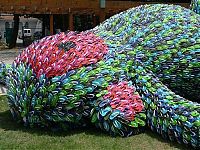 World & Travel: Fat Monkey statue, Sao Paulo, Brazil