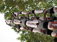 World & Travel: Castell, human tower, Catalonia, Spain