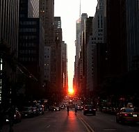 Manhattanhenge, Manhattan Solstice, New York City, United States