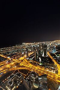 Dubai at night, United Arab Emirates