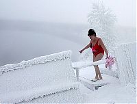 World & Travel: Winter swimming, Krasnoyarsk, Siberia