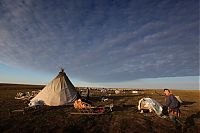 World & Travel: Life of Siberian reindeer herders, Yamal, Russia.