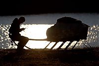 World & Travel: Life of Siberian reindeer herders, Yamal, Russia.