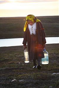 World & Travel: Life of Siberian reindeer herders, Yamal, Russia.