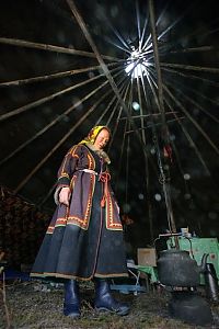 World & Travel: Life of Siberian reindeer herders, Yamal, Russia.