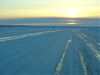 Ice road to Tuktoyaktuk, Canada