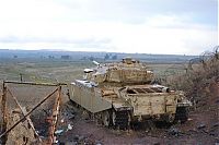 World & Travel: History: Golan Heights military wrecks