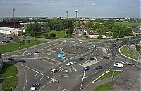 World & Travel: Magic roundabout, Swindon, England, United Kingdom