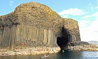 World & Travel: Staffa, island of the Inner Hebrides in Argyll and Bute, Scotland