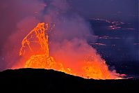 World & Travel: Nyiragongo Crater, Virunga National Park, Democratic Republic of the Congo