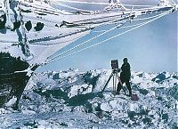 World & Travel: History: Antarctica in color by Frank Hurley, 1915