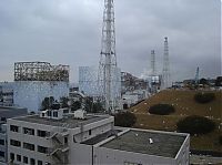 World & Travel: Damaged Fukushima I nuclear power plant, Okuma, Futaba District, Fukushima Prefecture, Japan