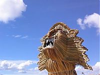 World & Travel: Uros people, floating islands of Lake Titicaca, Peru, Bolivia