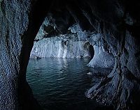 World & Travel: Marble caves, Lago General Carrera (Lago Buenos Aires), Patagonia, Chile, Argentina