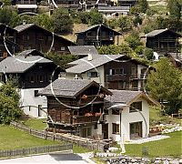 World & Travel: Illusion in small village, Alps