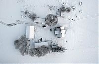 World & Travel: bird's-eye view of winter