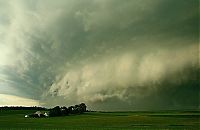 World & Travel: clouds formation before the storm