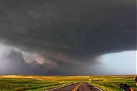 World & Travel: clouds formation before the storm