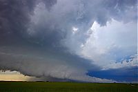 World & Travel: clouds formation before the storm