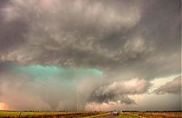 World & Travel: clouds formation before the storm