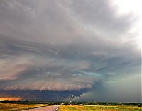 World & Travel: clouds formation before the storm