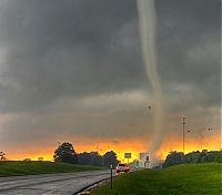 World & Travel: clouds formation before the storm